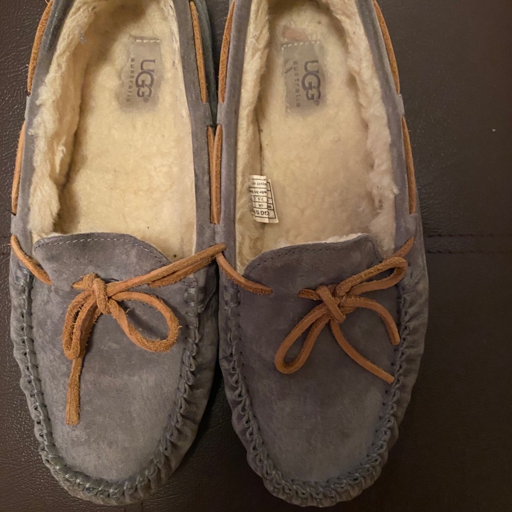 Gray Ugg Moccasins